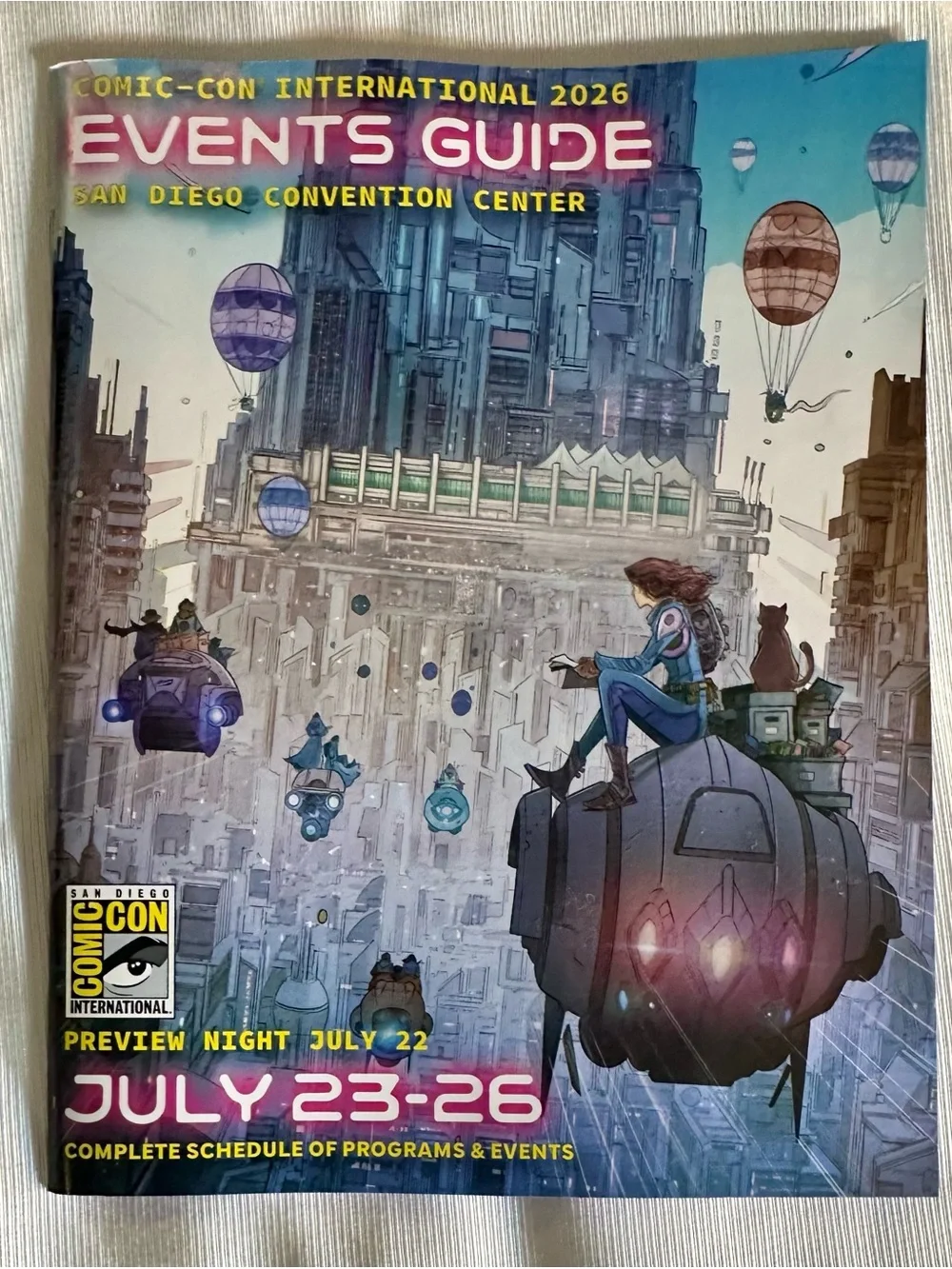 2026 SDCC Comic Con Backpack Bag Animayhem Hulu Demon Slayer Event Guide Pin